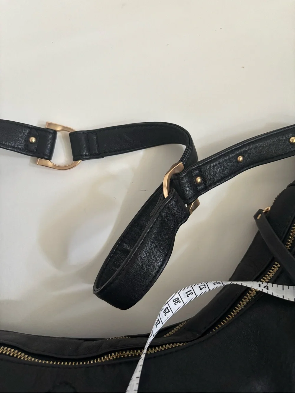 Black Vegan Leather Western Hobo Shoulder Bag by Jessica Simpson NWOT